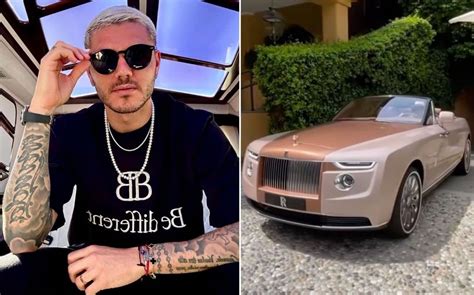 icardi rolex cars|mauro icardi convertible.